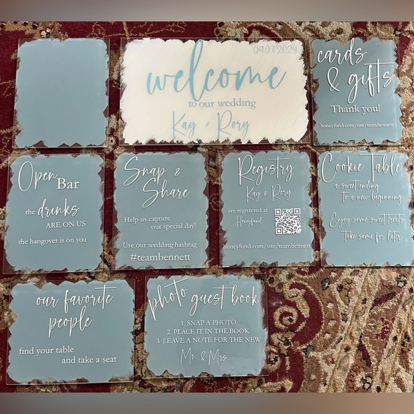 Acrylic signage - Picture 1 of 10